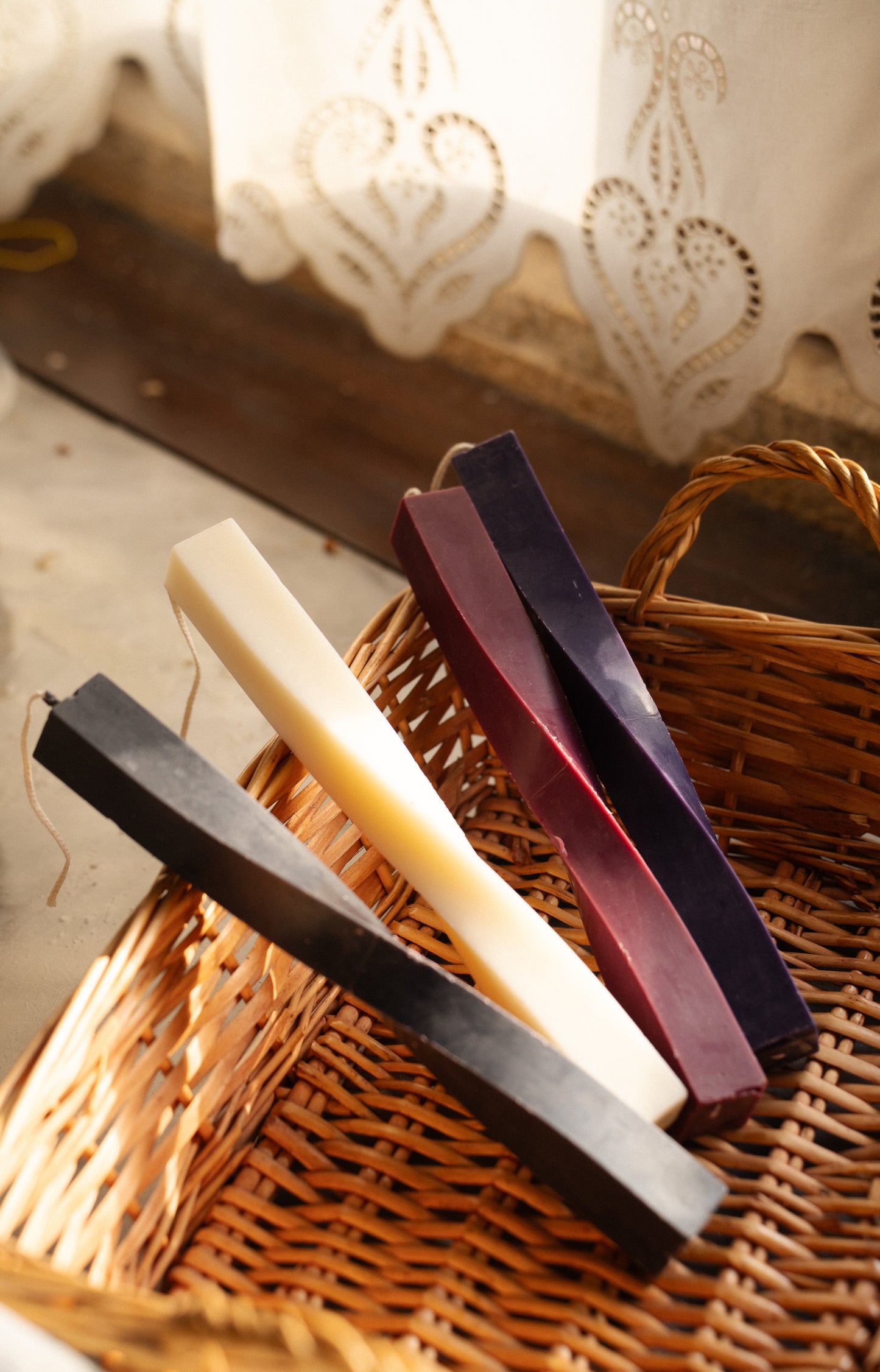 Λαμπάδα από φυτικά κεριά (vegan choice)