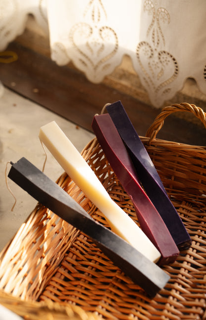 Λαμπάδα από φυτικά κεριά (vegan choice)